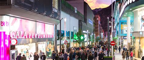 the shopping mile andorra.